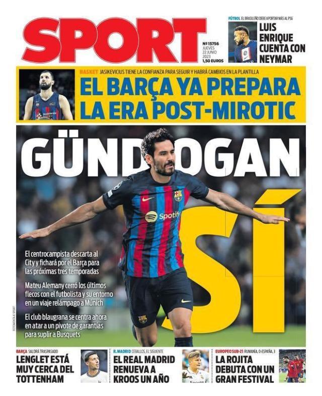 开云APP-巴萨免签京多安“只是开始”，甩掉朗格莱能省1600万