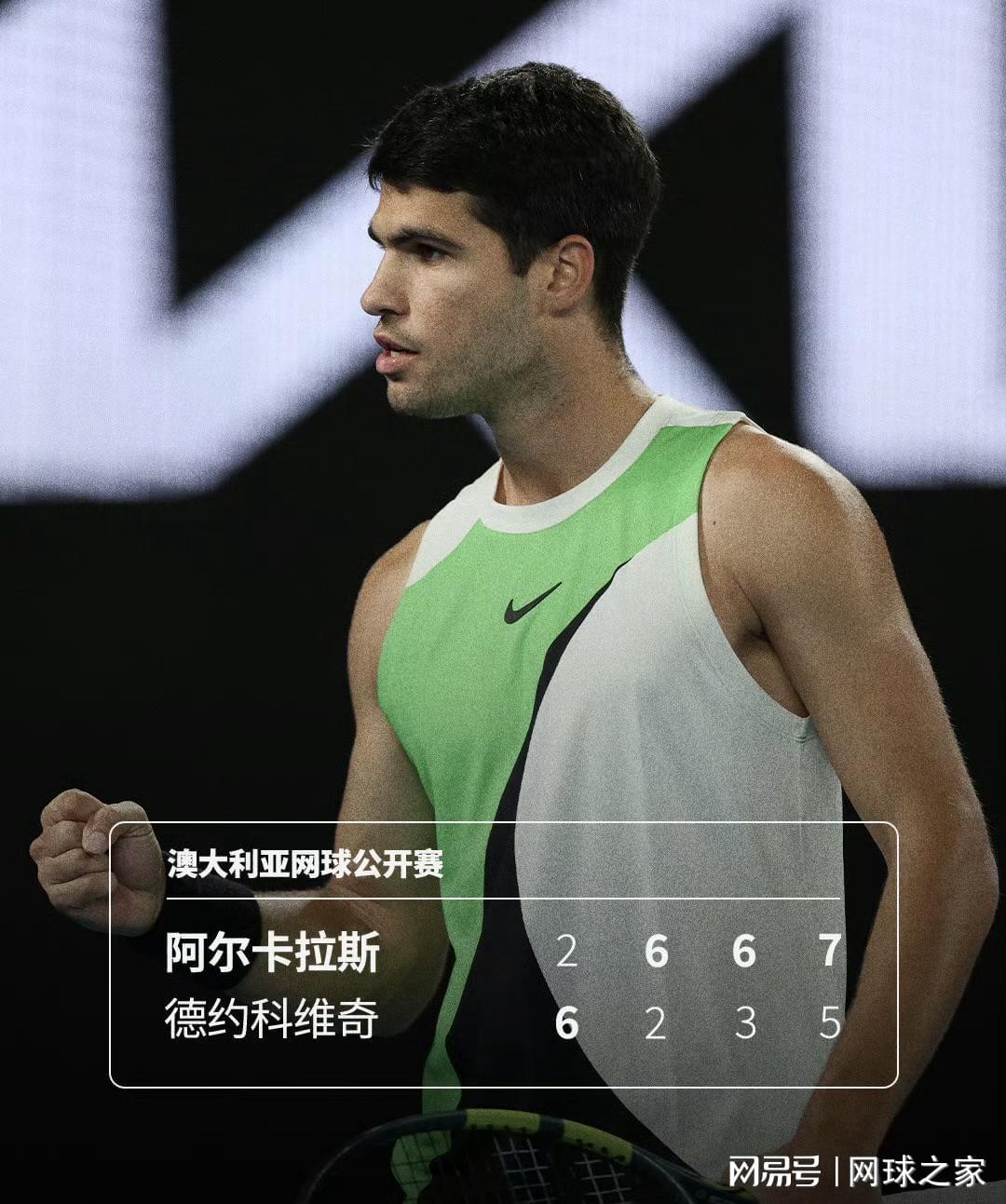 kaiyun-阿尔卡拉斯澳网决赛逆转德约，铸就最年轻全满贯传奇